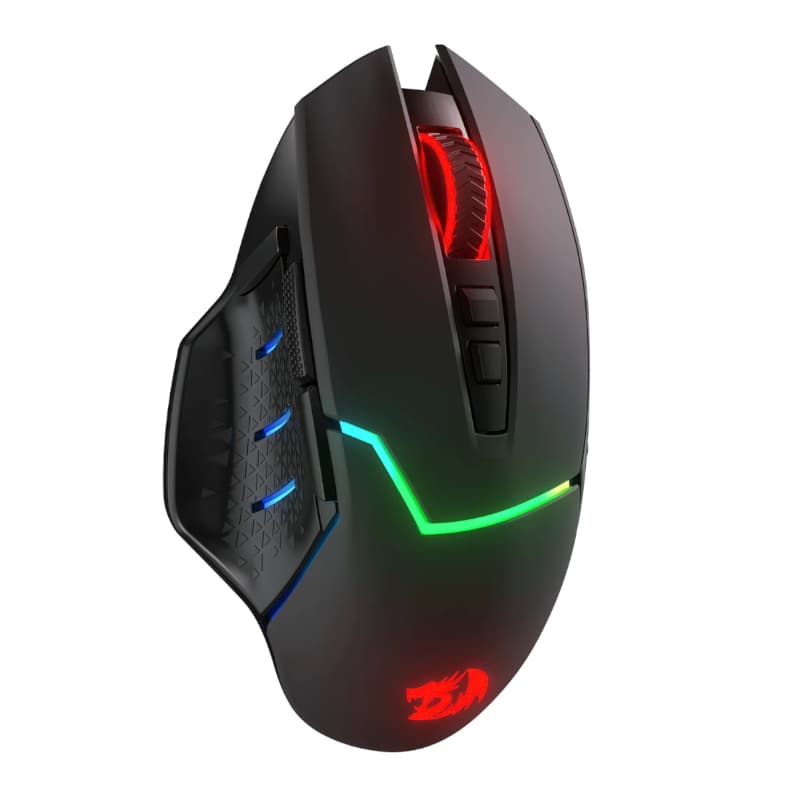 REDRAGON Mirage Pro 8000DPI RGB Wireless Gaming Mouse - Black - view 4
