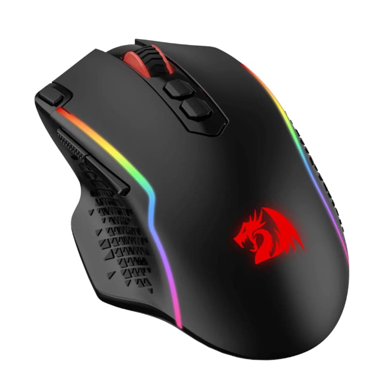 REDRAGON Taipan Pro 10000DPI RGB Wireless Gaming Mouse - Black - view 2