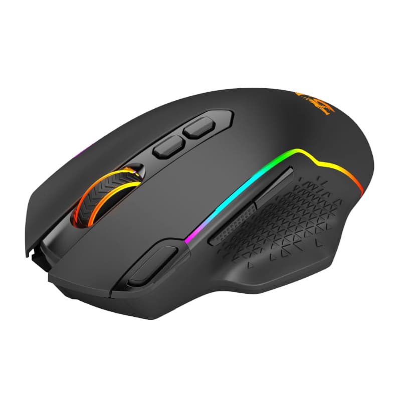REDRAGON Taipan Pro 10000DPI RGB Wireless Gaming Mouse - Black - view 3