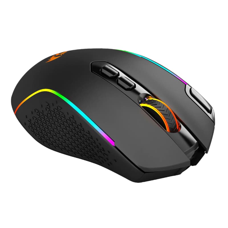 REDRAGON Taipan Pro 10000DPI RGB Wireless Gaming Mouse - Black - view 4