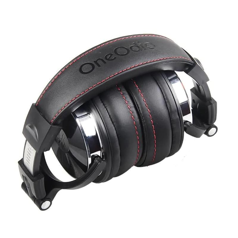 Oneodio Pro 50 Professional Wired Over Ear DJ and Studio Monitoring Headphones - BK - view 3