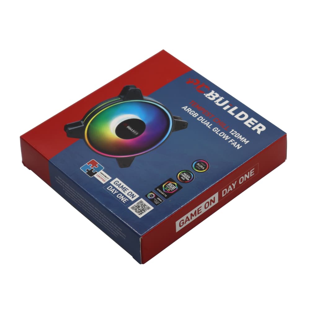 PCBuilder Tempest Chill 120MM ARGB Dual Glow Fan - view 5