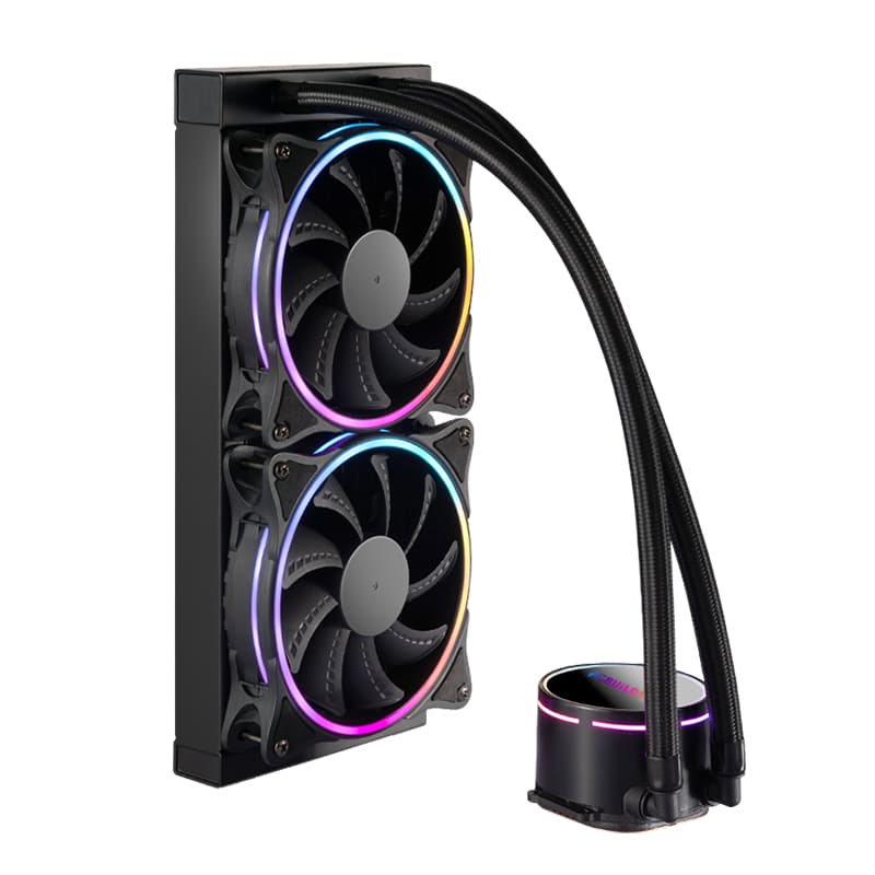 PCBuilder Hydro Chill 240MM AIO Liquid CPU Cooler ARGB - view 2
