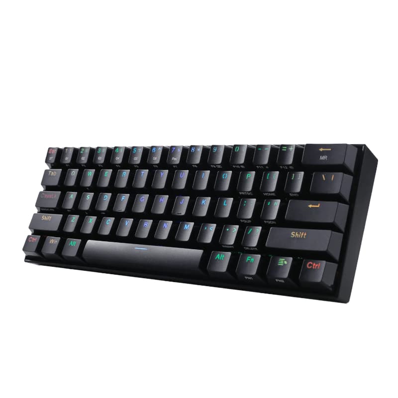 REDRAGON DRACONIC PRO Mechanical 61 Key|Bluetooth 5.0|RGB 9 Colour Modes|Rechargable Battery|Type-C Charging Cable Gaming Keyboard - Black - view 2