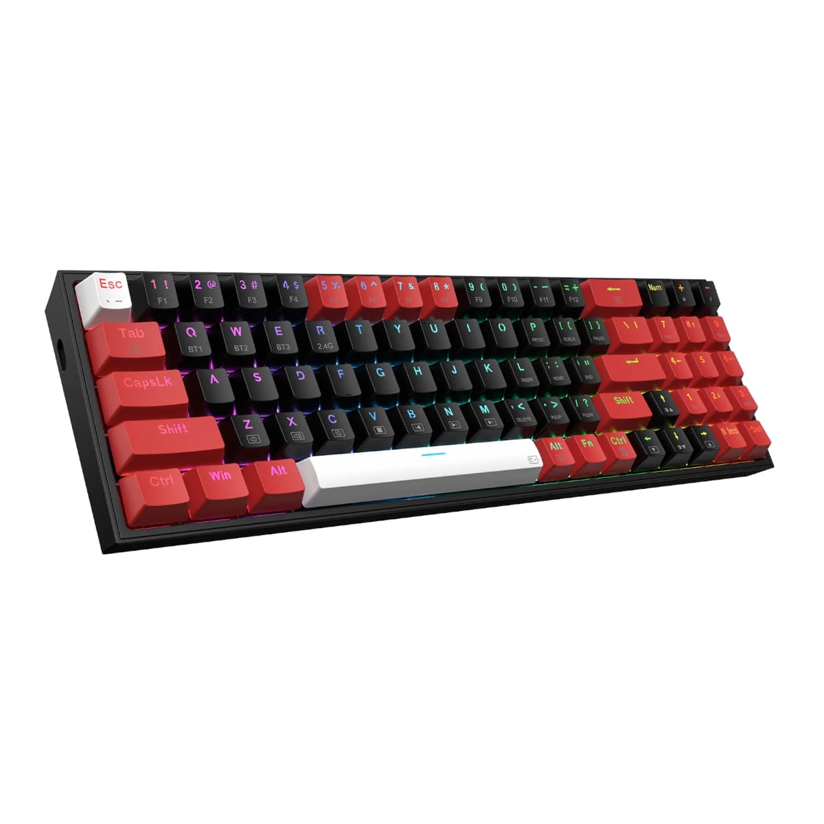 REDRAGON MECHANICAL POLLUX PRO WIRELESS BT|RF GAMING KEYBOARD - view 2