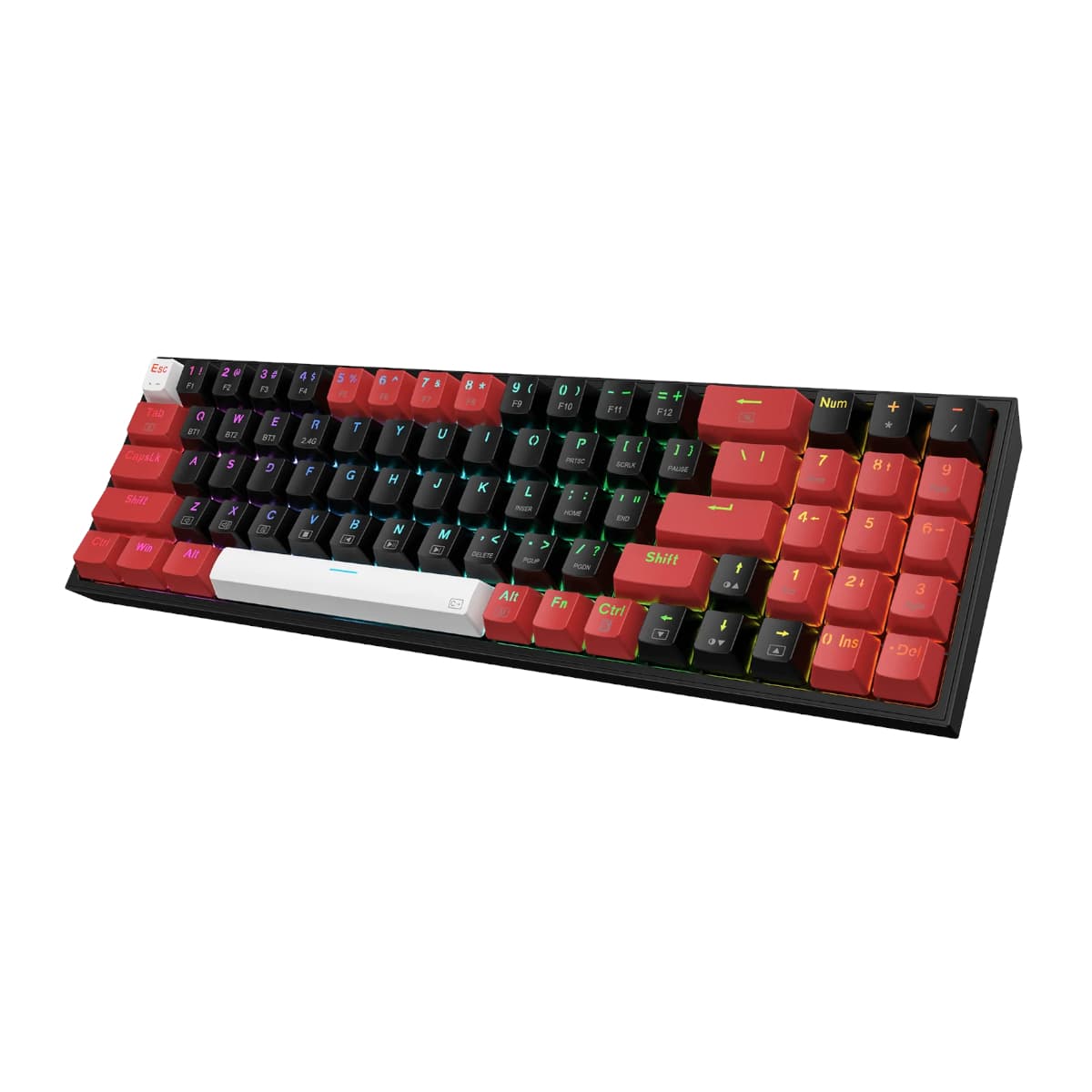 REDRAGON MECHANICAL POLLUX PRO WIRELESS BT|RF GAMING KEYBOARD - view 3