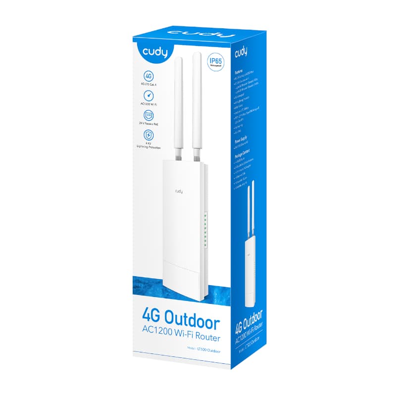 Cudy AC1200 WiFi 4G LTE Cat4 Outdoor Router - view 4