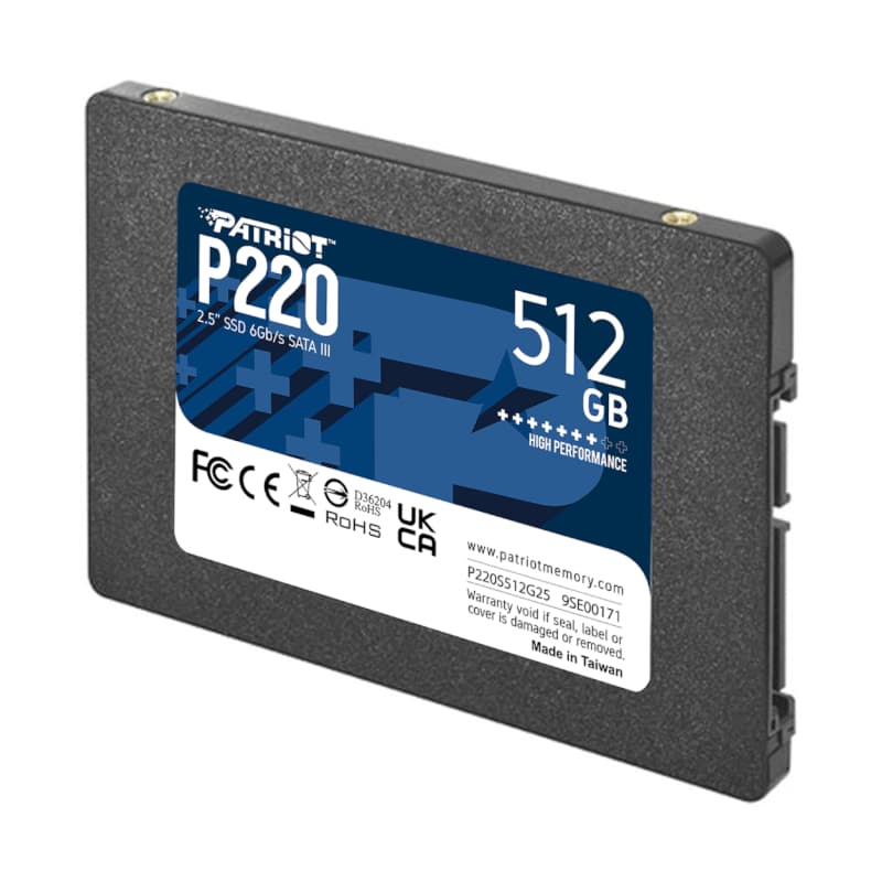 Patriot P220 512GB 2.5" SSD - view 2