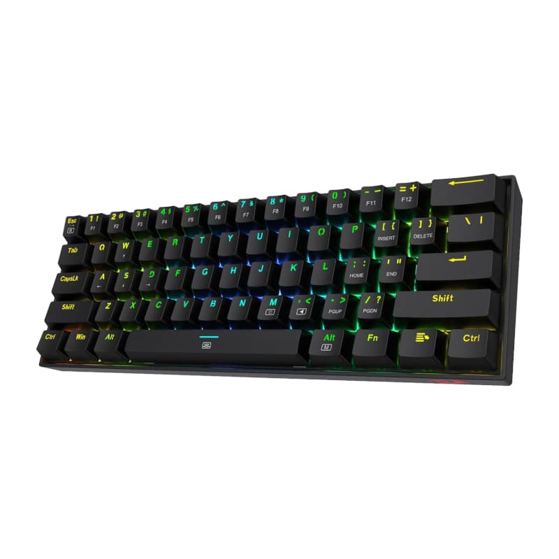 REDRAGON DRAGONBORN Wired Mechanical Keyboard RGB 67Key Design - Black - view 2