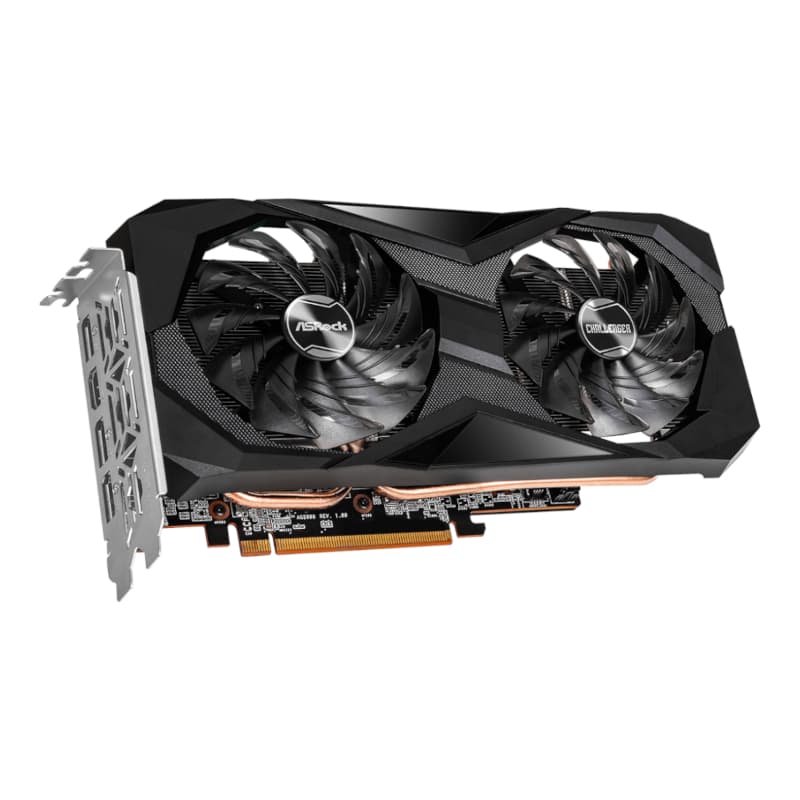 ASRock Radeon RX7600 Challenger 8G OC GDDR6 128-BIT Graphics Card - view 3