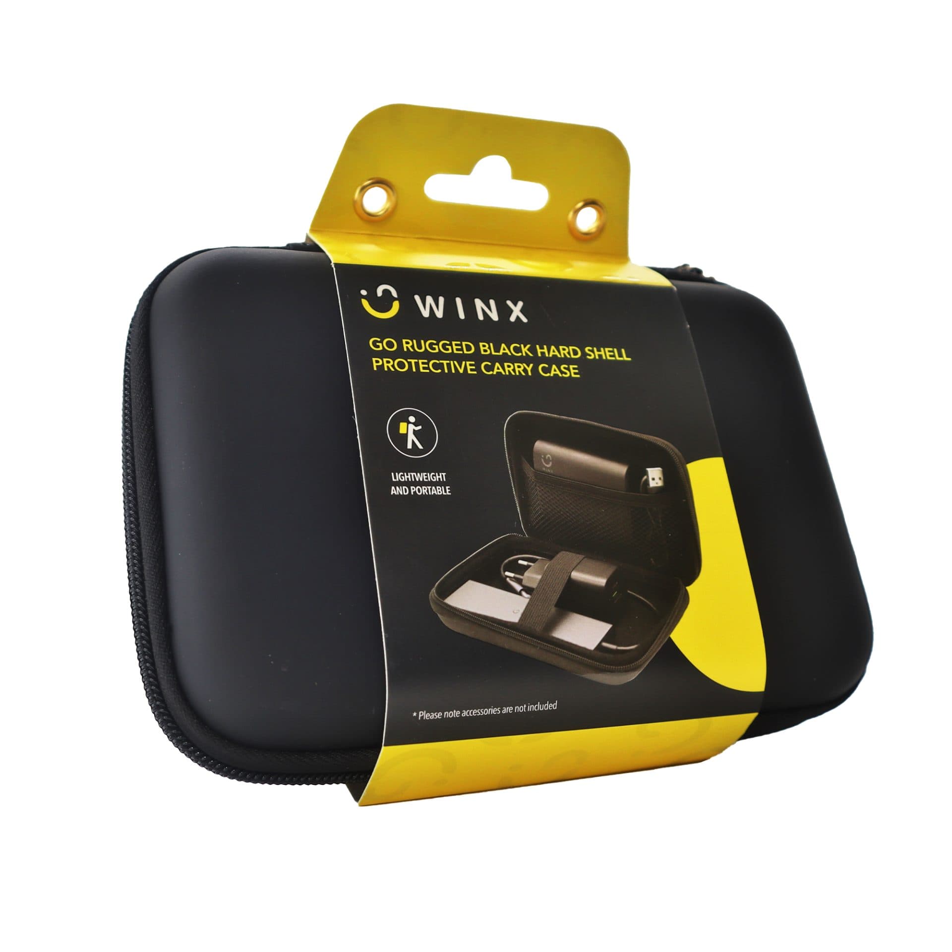 Winx Go Rugged Hardshell Protective Carry Case - Black - view 2