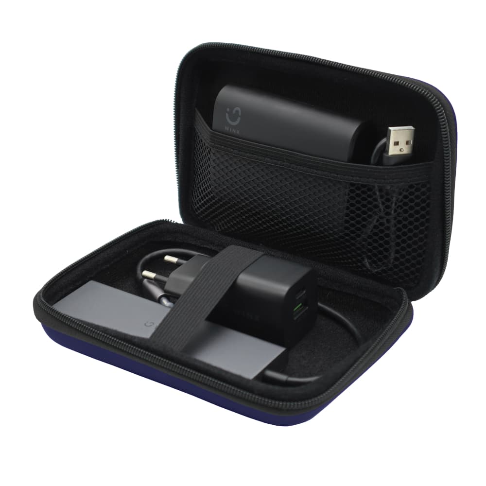 Winx Go Rugged Hardshell Protective Carry Case - Blue - view 3