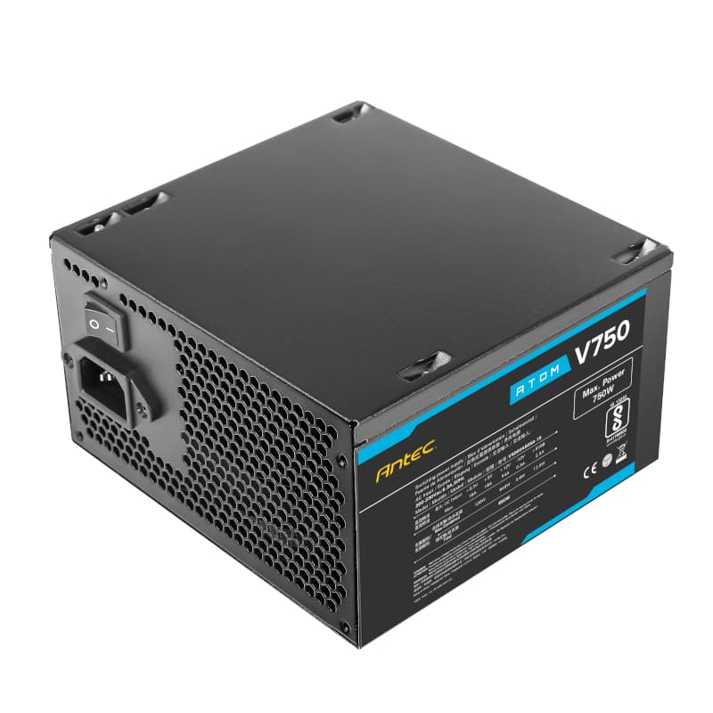 Antec Atom V750 Non-Modular Power Supply - view 2