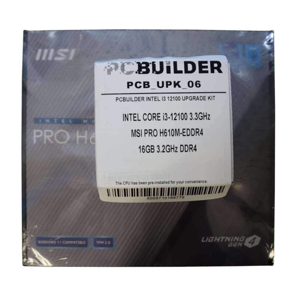 PCBuilder Intel Core i3-12100 LEVEL UP Core Upgrade Kit - view 7