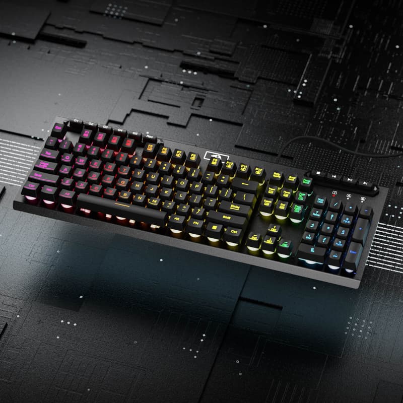 REDRAGON ADITYA Membrane Keyboard - Black - view 4