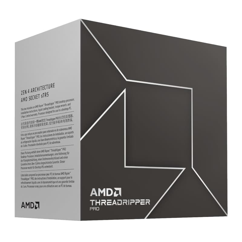 AMD RYZEN Threadripper Pro 7975WX 4.0Ghz 32-Core CPU - view 2