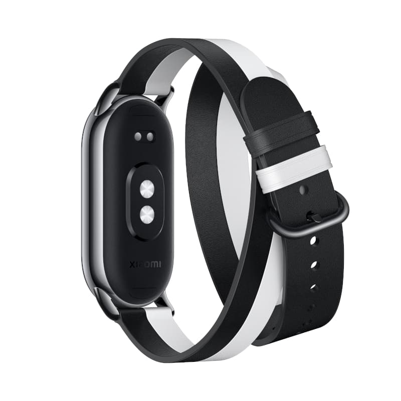 Xiaomi Smart Band 8 Double Wrap Strap - Black and white - view 3