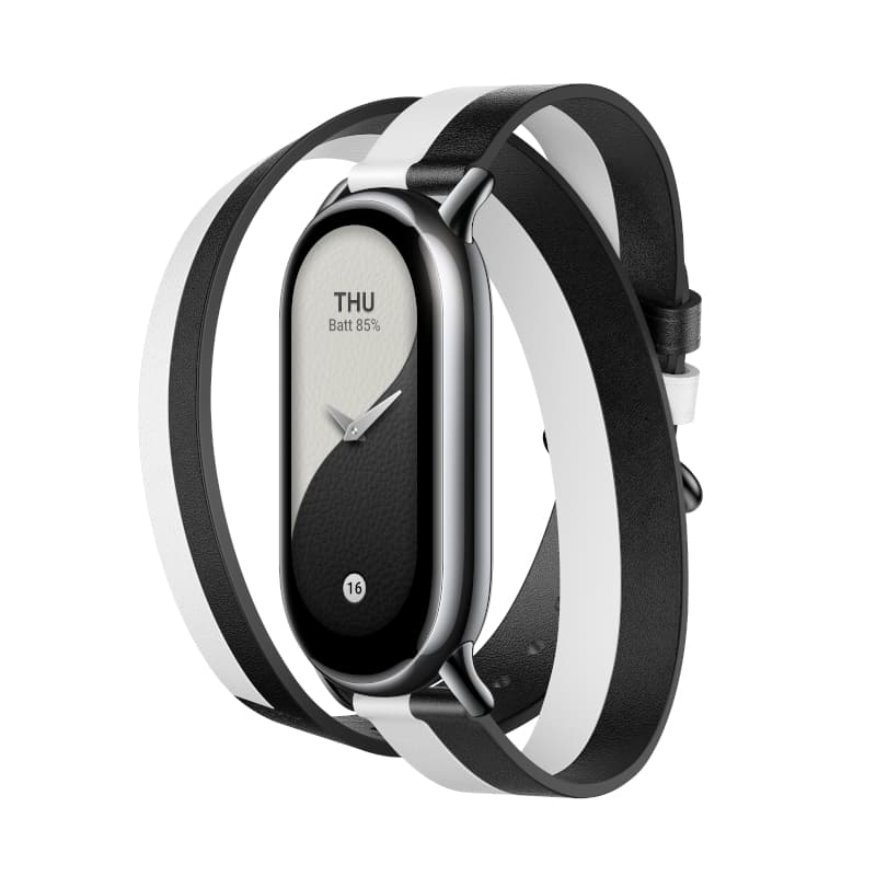 Xiaomi Smart Band 8 Double Wrap Strap - Black and white - view 2