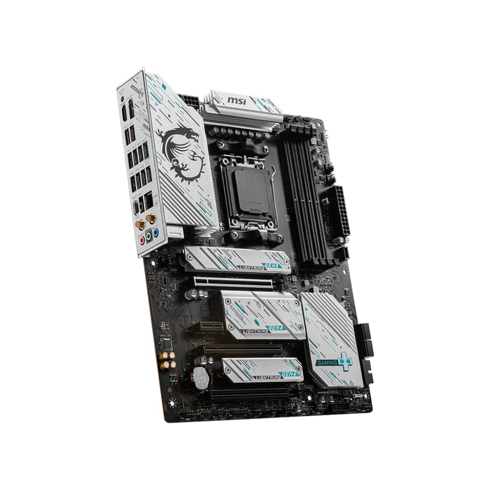 MSI X670E GAMING PLUS WIFI AMD AM5 ATX Gaming Motherboard - view 3
