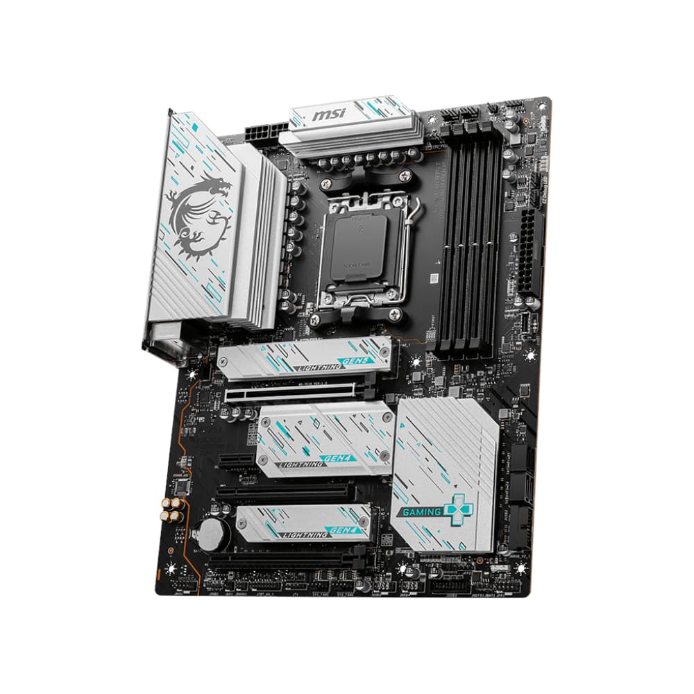 MSI X670E GAMING PLUS WIFI AMD AM5 ATX Gaming Motherboard - view 4