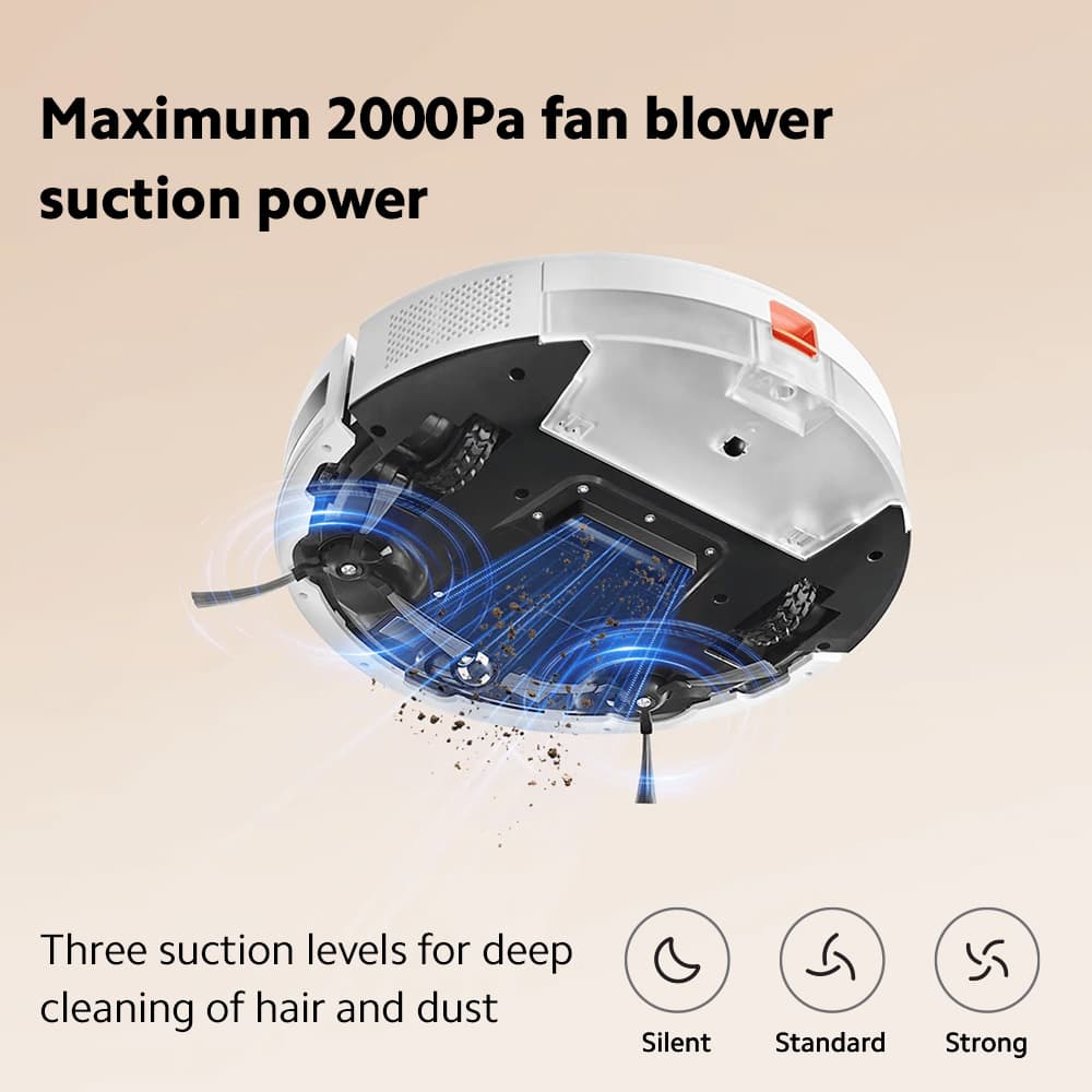 Xiaomi Robot Vacuum Cleaner and Mop E5 - White - view 7