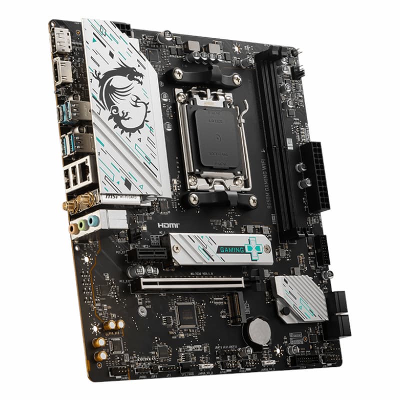 MSI B650M GAMING WIFI AMD AM5 mATX Gaming Motherboard - view 4