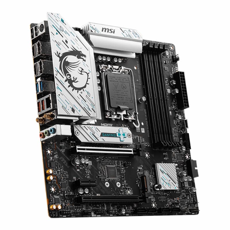 MSI B760M GAMING PLUS WIFI DDR5 Intel LGA1700 M-ATX Gaming Motherboard - view 4