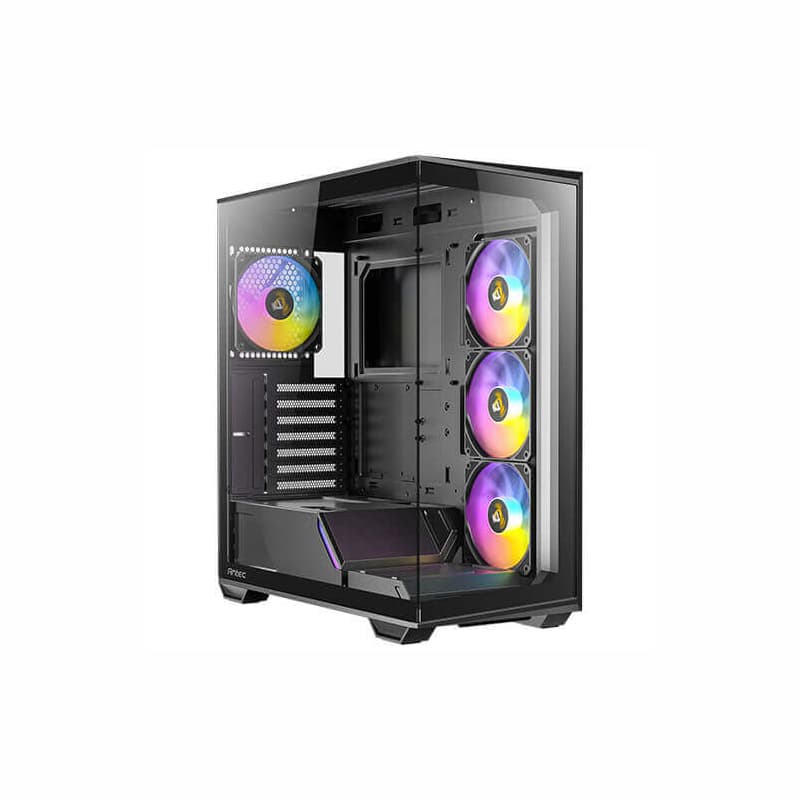 Antec C3 ARGB ATX | Micro-ATX | ITX ARGB Mid-Tower Gaming Chassis - Black - view 3