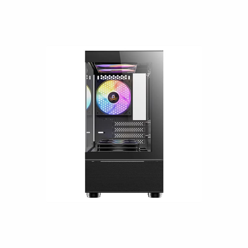 Antec CX200M Elite Micro-ATX | ITX RGB Mini-Tower Gaming Chassis - Black - view 3