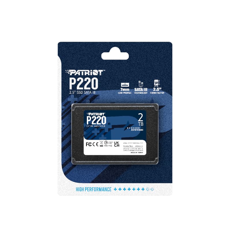 Patriot P220 2TB 2.5" SSD - view 3