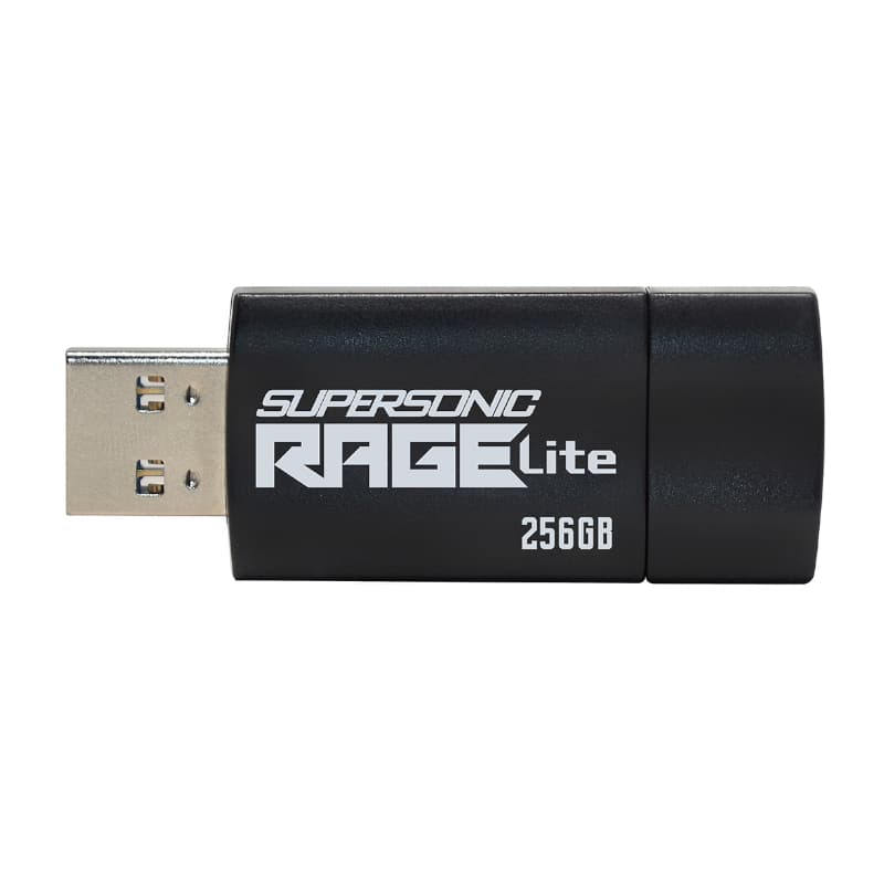 Patriot Rage Lite 256GB USB3.2 Flash Drive - Black - view 2