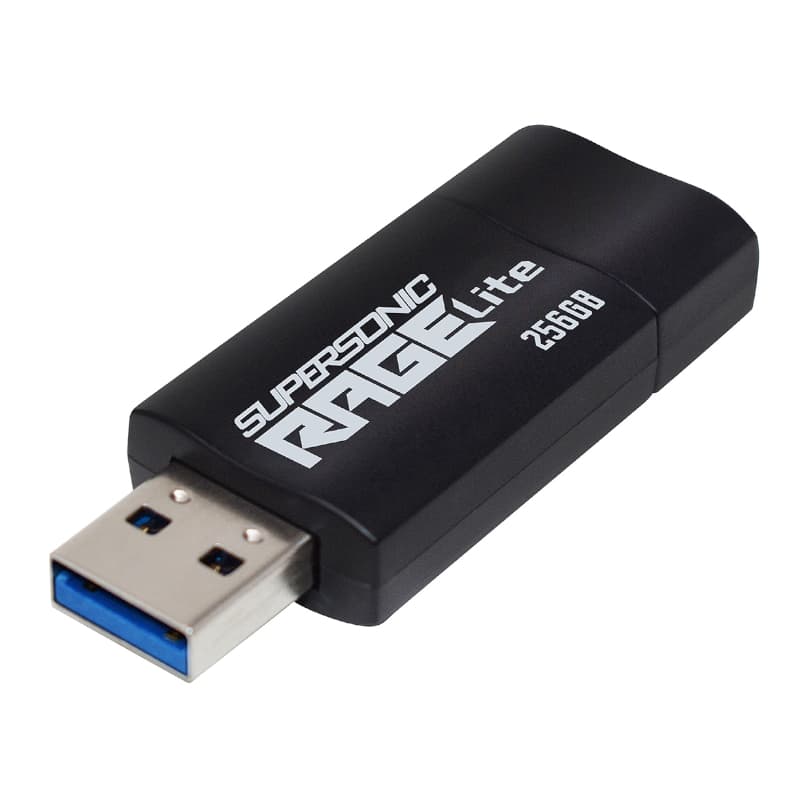 Patriot Rage Lite 256GB USB3.2 Flash Drive - Black - view 3