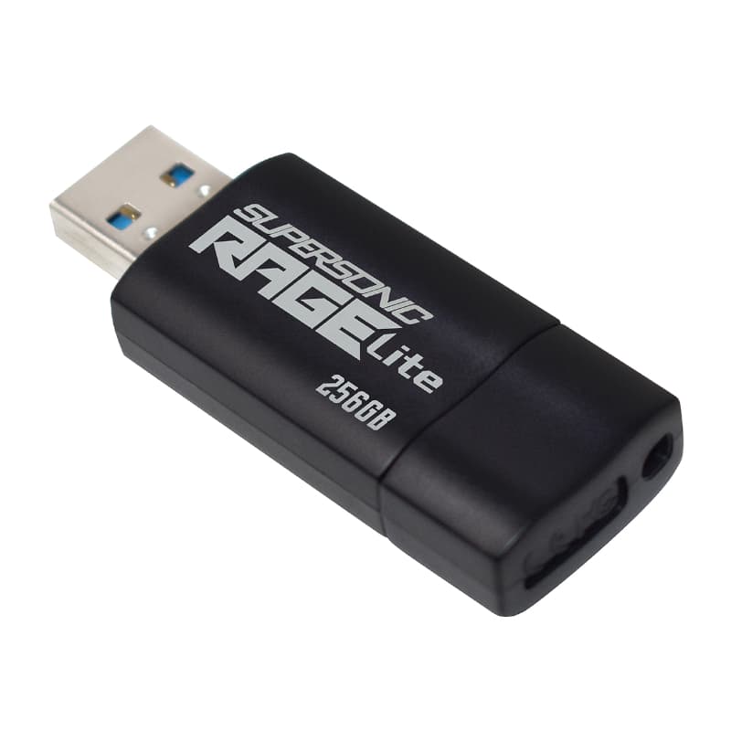 Patriot Rage Lite 256GB USB3.2 Flash Drive - Black - view 4