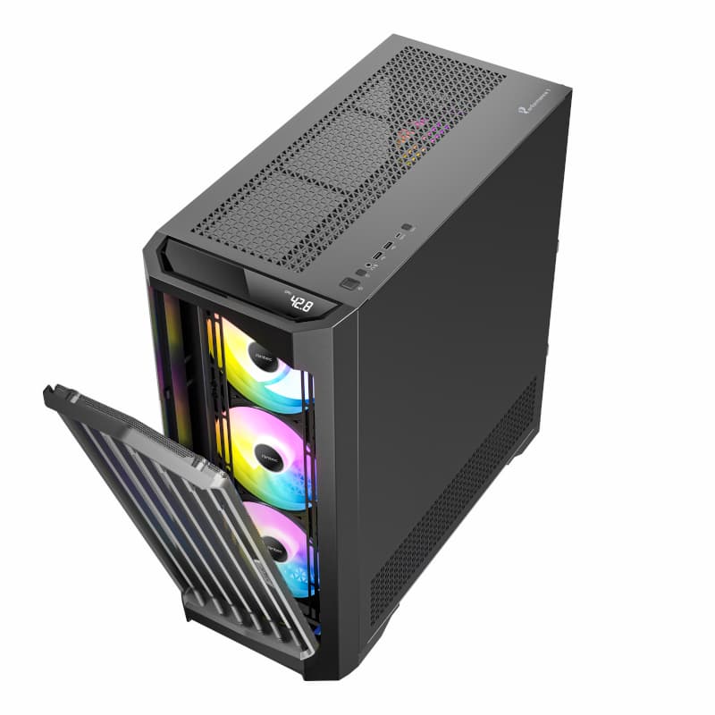 Antec Performance FT1 E-ATX |ATX |M-ATX | ITX ARGB Full-Tower Gaming Chassis - Black - view 17