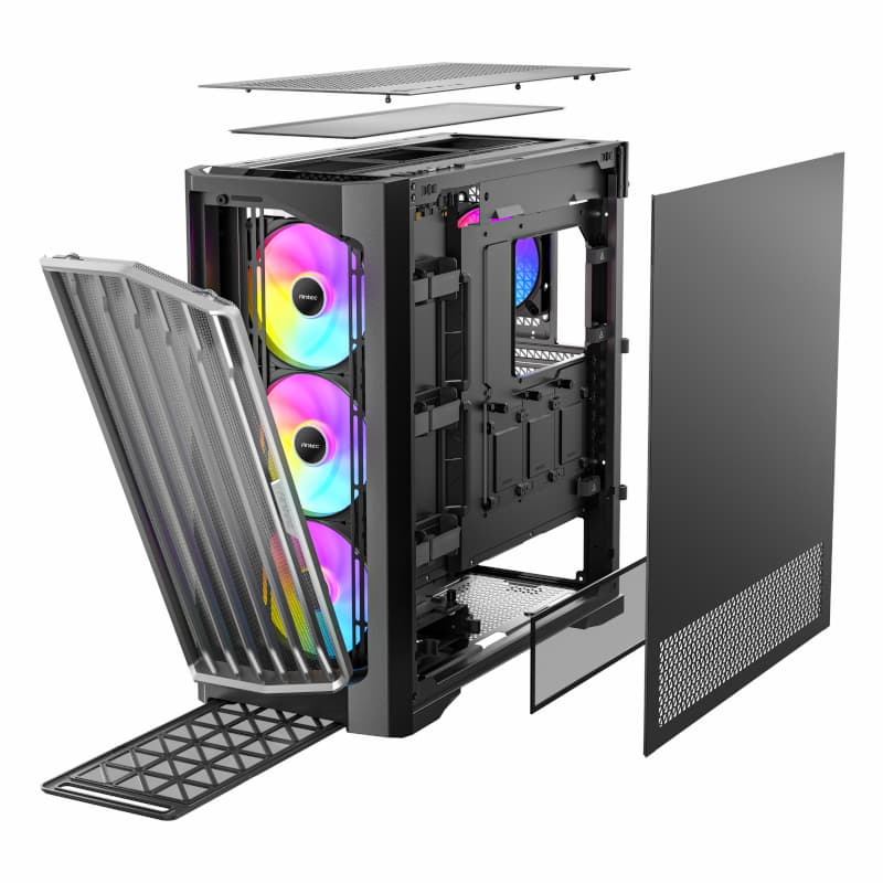 Antec Performance FT1 E-ATX |ATX |M-ATX | ITX ARGB Full-Tower Gaming Chassis - Black - view 20