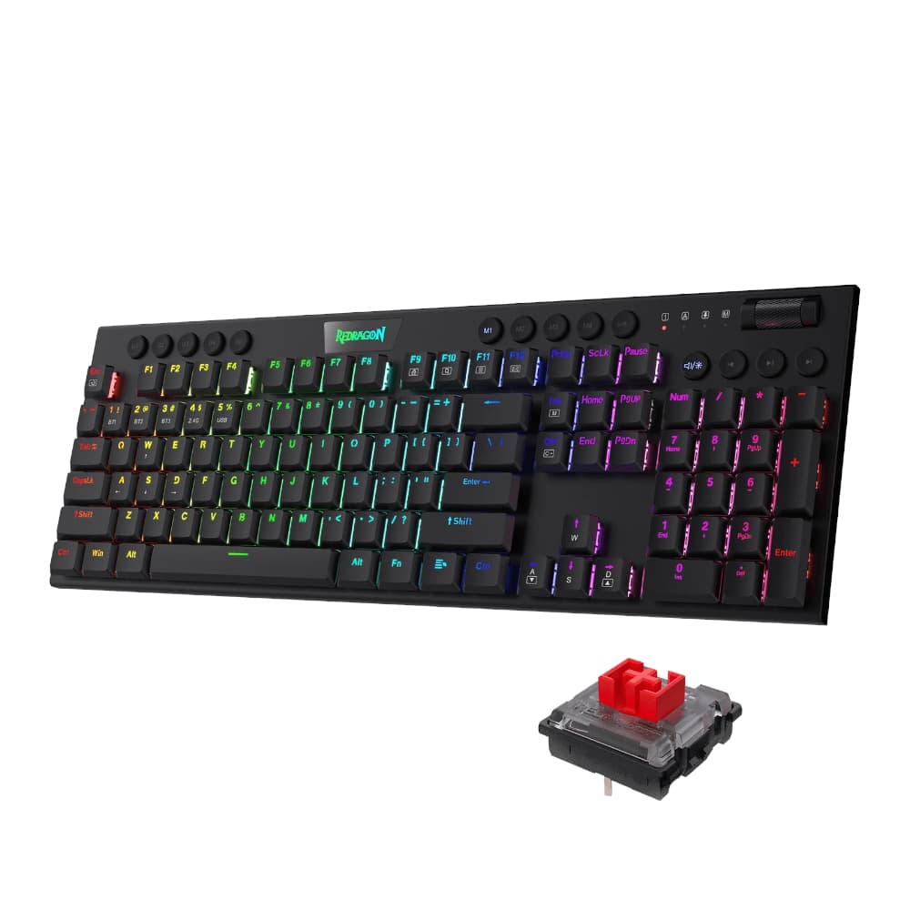 REDRAGON MECHANICAL HORUS PRO Wireless Gaming Keyboard - view 4
