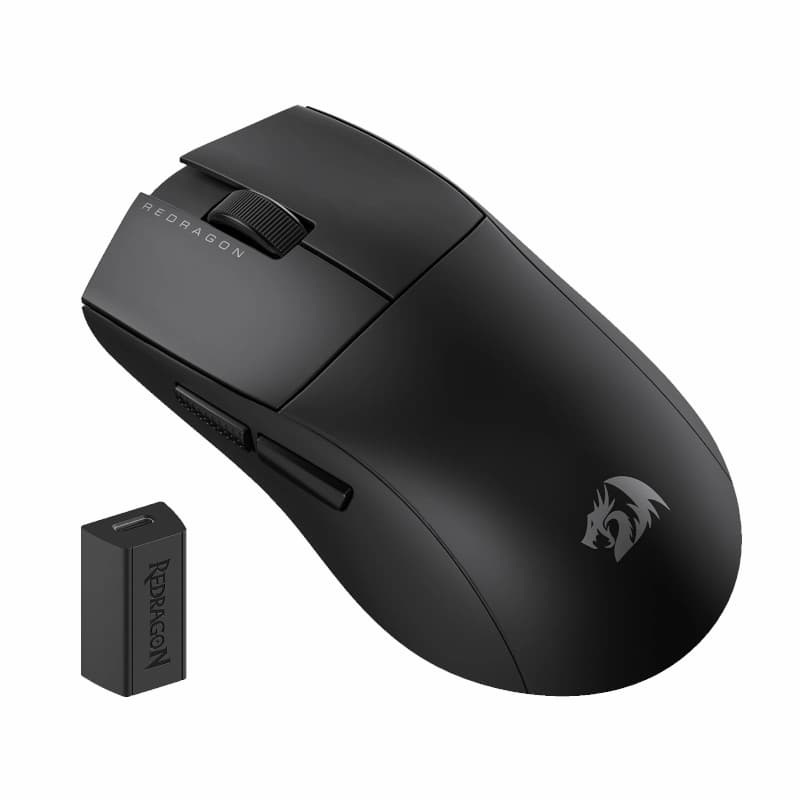 REDRAGON M916 PRO 4K 3-Mode Wireless Gaming Mouse - Black - view 2