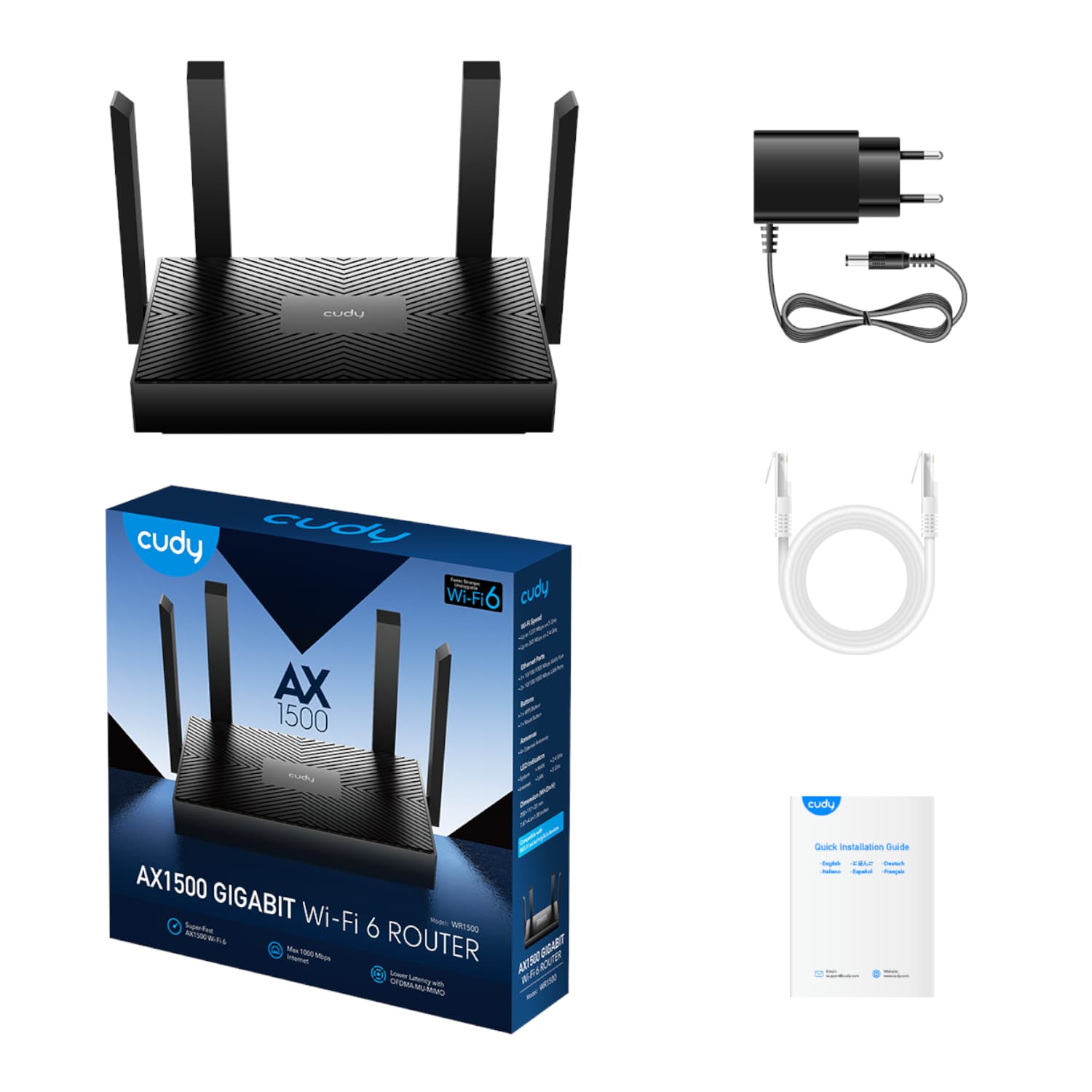 Cudy AX1500 Wi-Fi Router - view 5