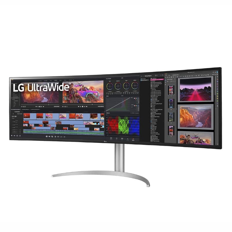 LG UltraWide 49" Dual-QHD IPS Curved Monitor 144Hz with USB-C incl Speakers - view 2