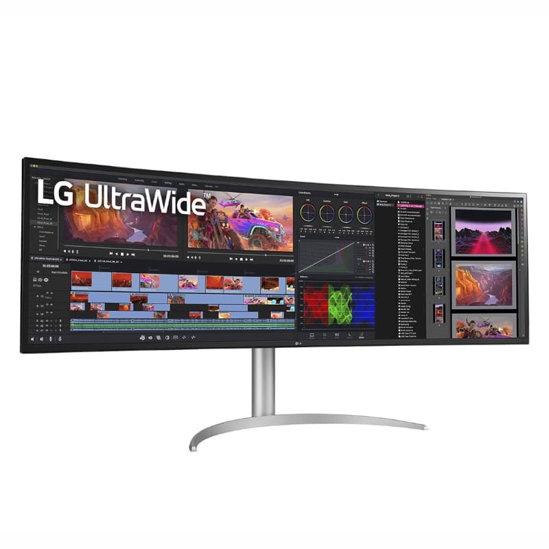 LG UltraWide 49" Dual-QHD IPS Curved Monitor 144Hz with USB-C incl Speakers - view 3