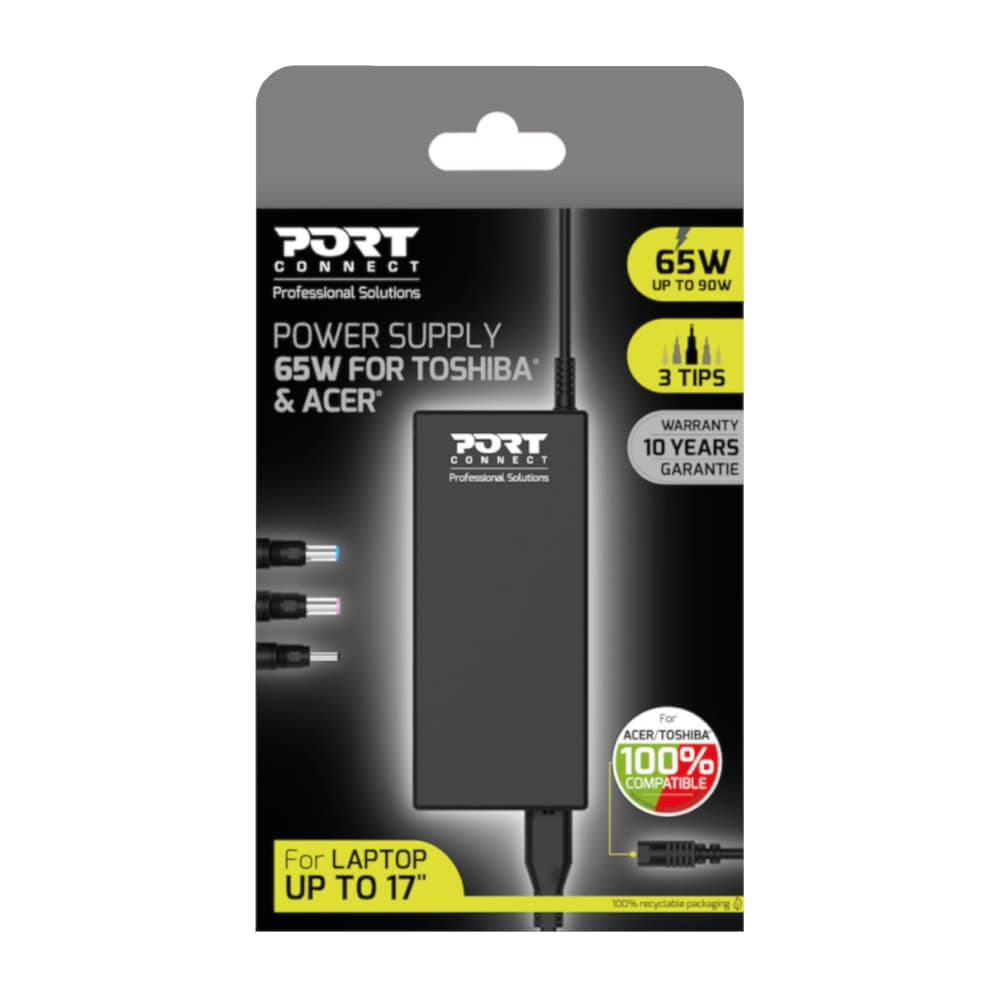 Port Connect 65W Notebook Adapter Acer and Toshiba - view 4