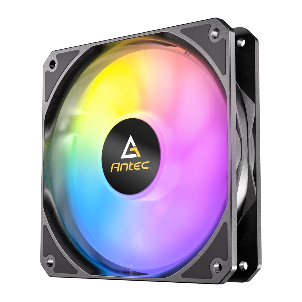 Antec P12 PWM 120mm ARGB Reverse Case Fan - Black - view 4