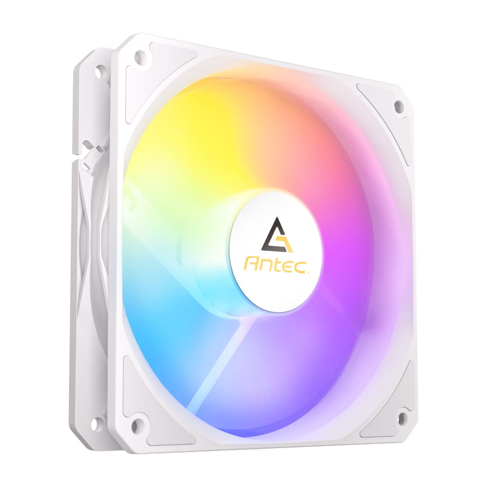 Antec P12 PWM 120mm ARGB Reverse Case Fan - White - view 3