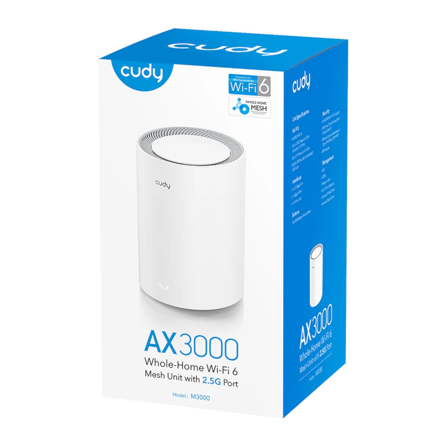 Cudy AX3000 Wi-Fi 6 Mesh Kit 1 Pack - White - view 5