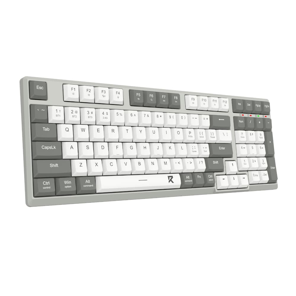 REDRAGON KB SCISSOR KEY 2.4G BT WRS BKWT - view 2
