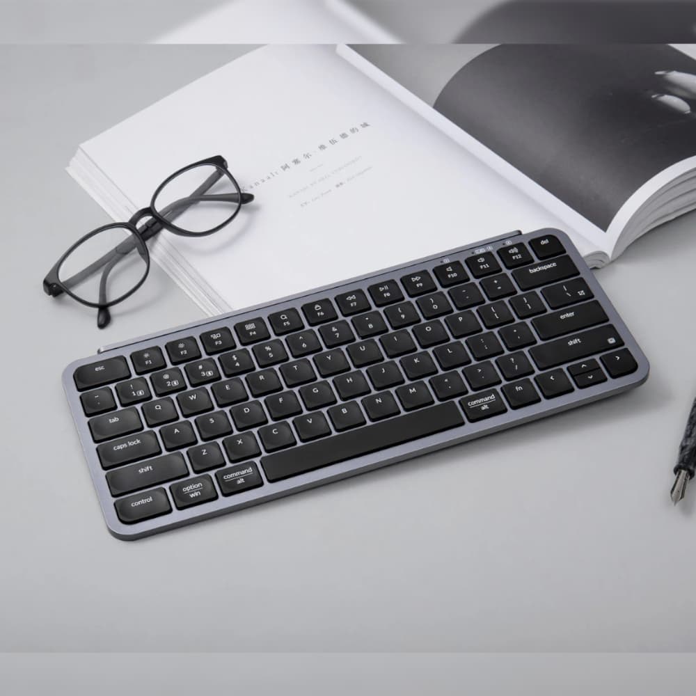 Keychron B1 Pro Ultra-Slim 75% Wireless Keyboard - Space Grey - view 5