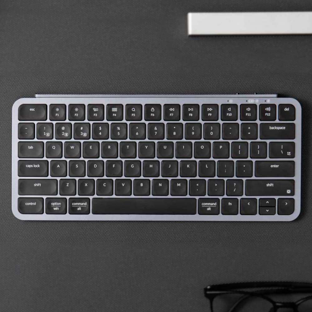 Keychron B1 Pro Ultra-Slim 75% Wireless Keyboard - Space Grey - view 6