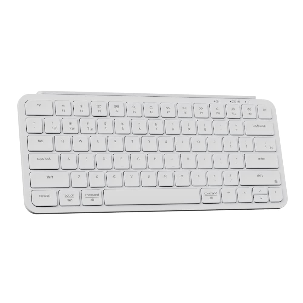 Keychron B1 Pro Ultra-Slim 75% Wireless Keyboard - Ivory White - view 2