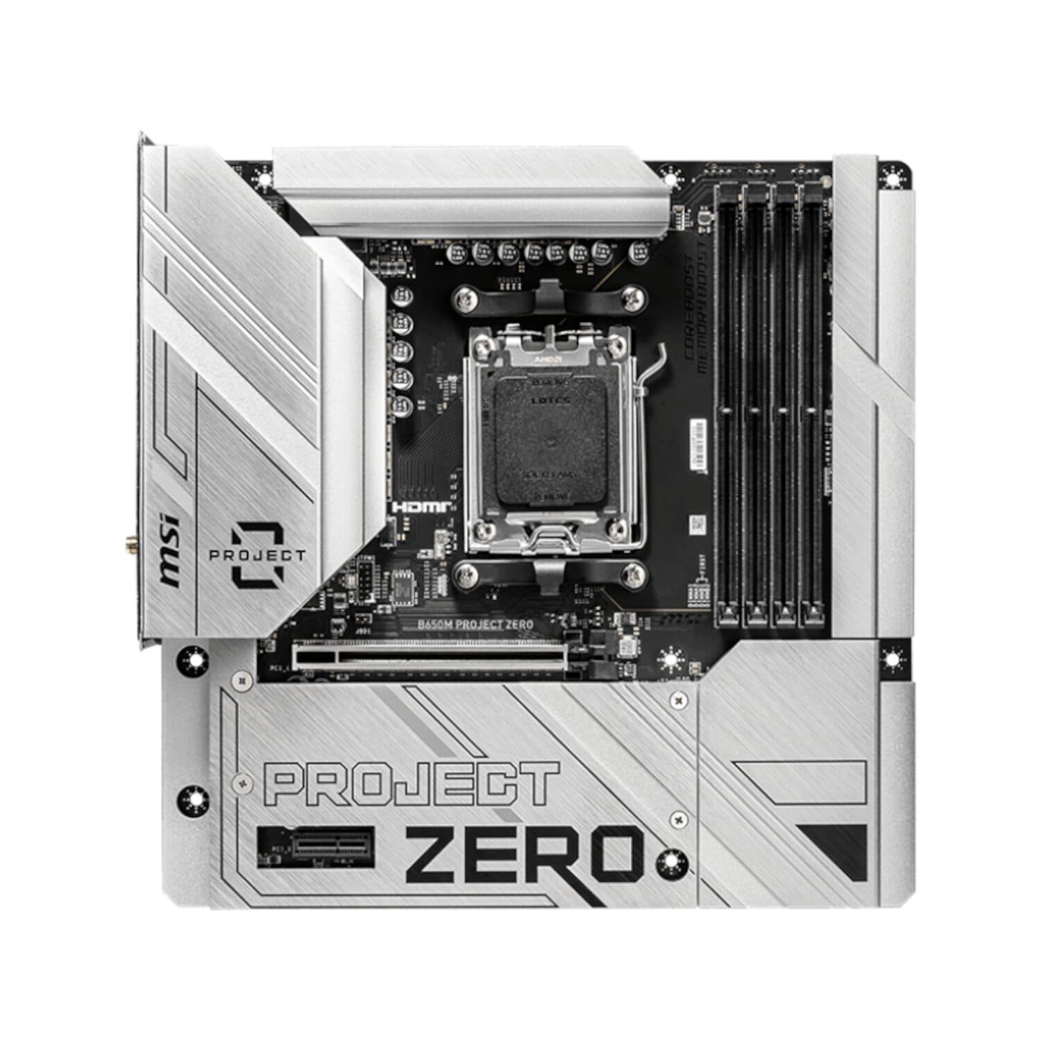 MSI B650M PROJECT ZERO MotherBoard - view 2