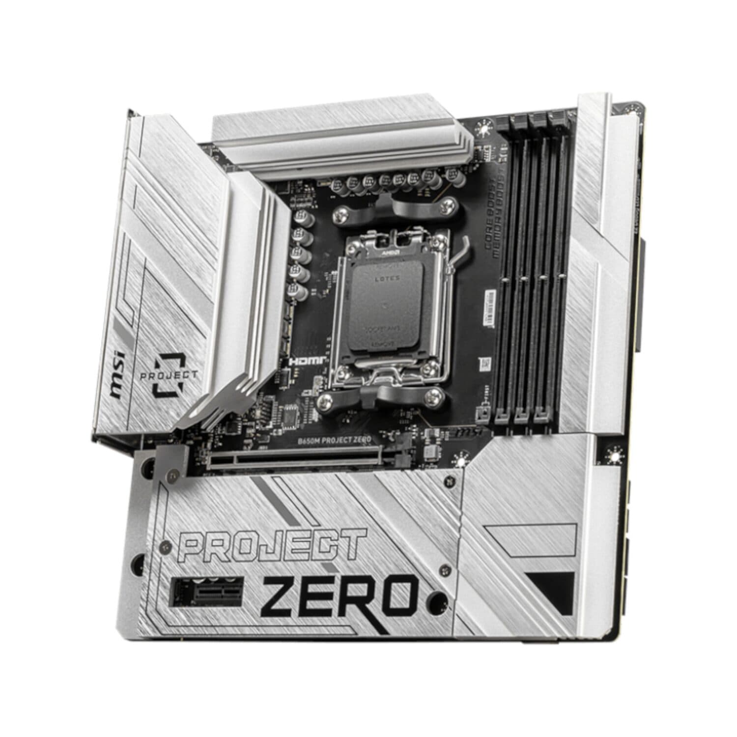 MSI B650M PROJECT ZERO MotherBoard - view 4